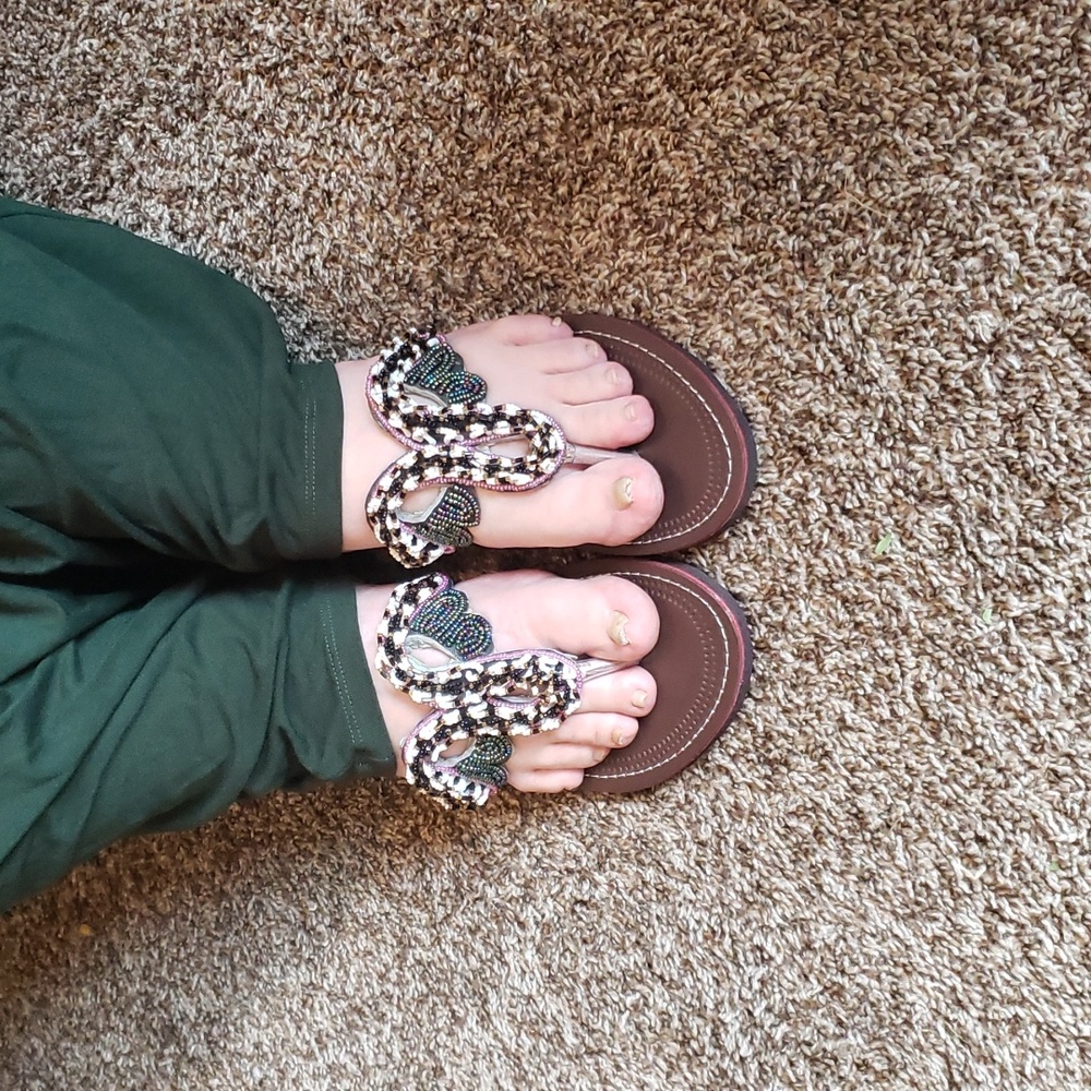 Ladies Cultural Open Sandals Size 11 or 42